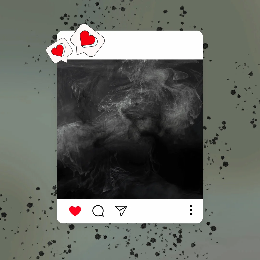 black color captions for Instagram