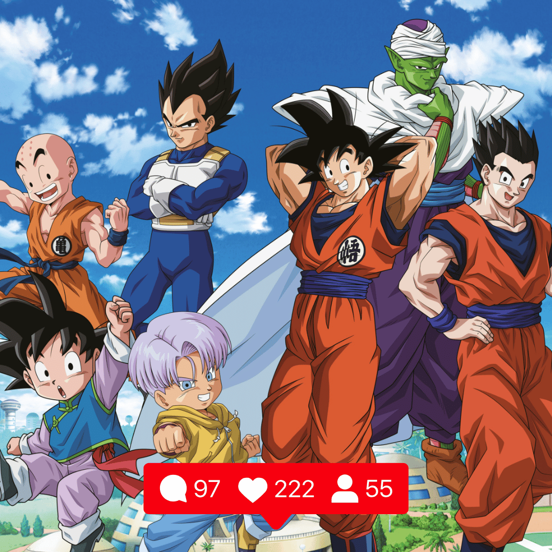 dragon ball captions for Instagram