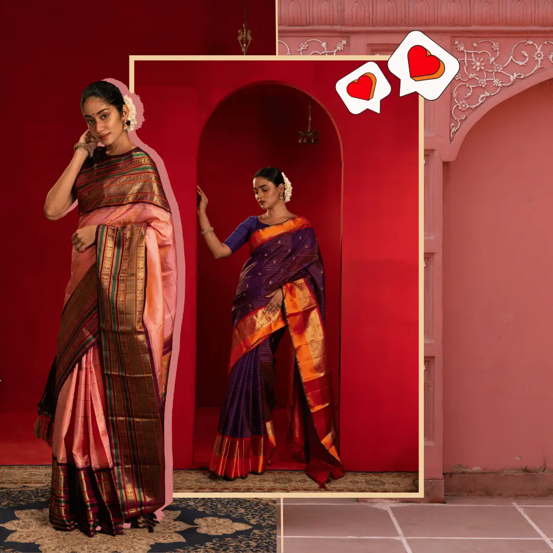 Women wearing Traditional outfits. tradtional captions for Instagram